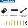 13 Inch Flexible Rubber Antenna Replacement for Wrangler JK/JL, Chevy Silverado & GMC Sierra Denali, Ford 150 (2009-2022) Most Car Models view 3