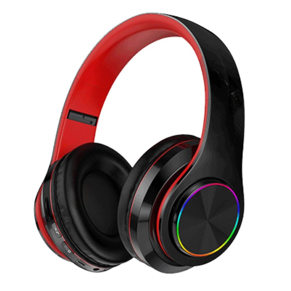 MBETA Luminous Bluetooth Headset Head-Worn Bass Heavy Cell Phone Wireless Sports Game Gift Headset