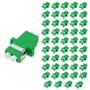 50Pcs LC to LC Fiber Optical Coupler for APC Duplex Cable Connector Adapter view 1
