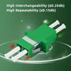 50Pcs LC to LC Fiber Optical Coupler for APC Duplex Cable Connector Adapter view 3