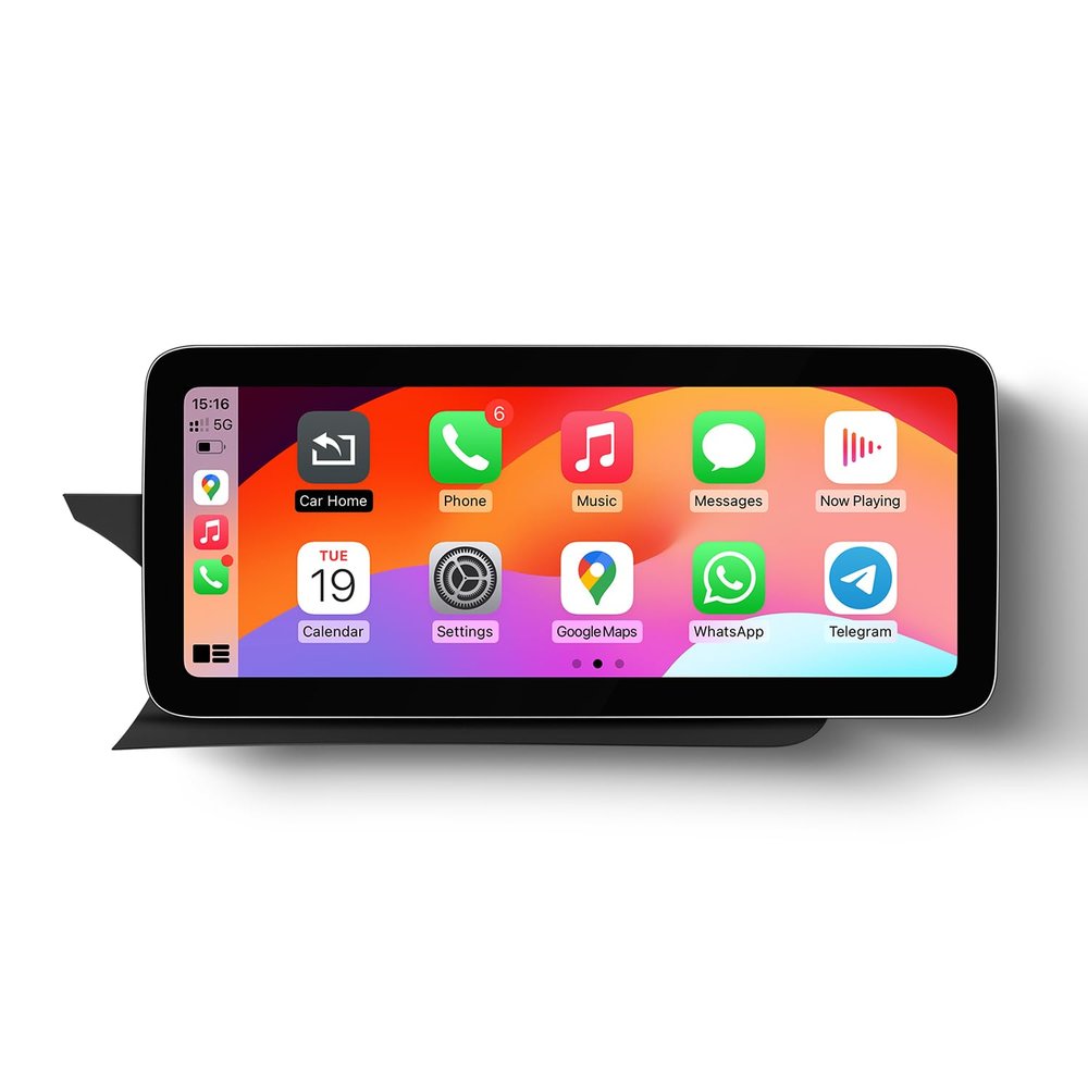 YEEHUNG 12.3" Android 13 Car HD Touchscreen for Mercedes Benz C A CLA G GLA Class W204 W176 C117 W463 X156 2012-2015 with NTG4.5/4.7 System, Support Wireless CarPlay Android Auto (4+64GB)
