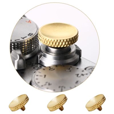 Camera Shutter Button(3 Pack Glod), Upscale and Delicate Soft Shutter Release Button