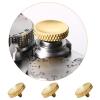 Camera Shutter Button(3 Pack Glod), Upscale and Delicate Soft Shutter Release Button view 1
