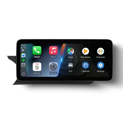 YEEHUNG 12.3 Inch Car Touch Display Linux Screen Only for Mercedes-Benz 2012-2015 C Class W204 with NTG4.5/4.7 System, Supports iOS 26 CarPlay Android Auto Using OEM Bluetooth Calling
