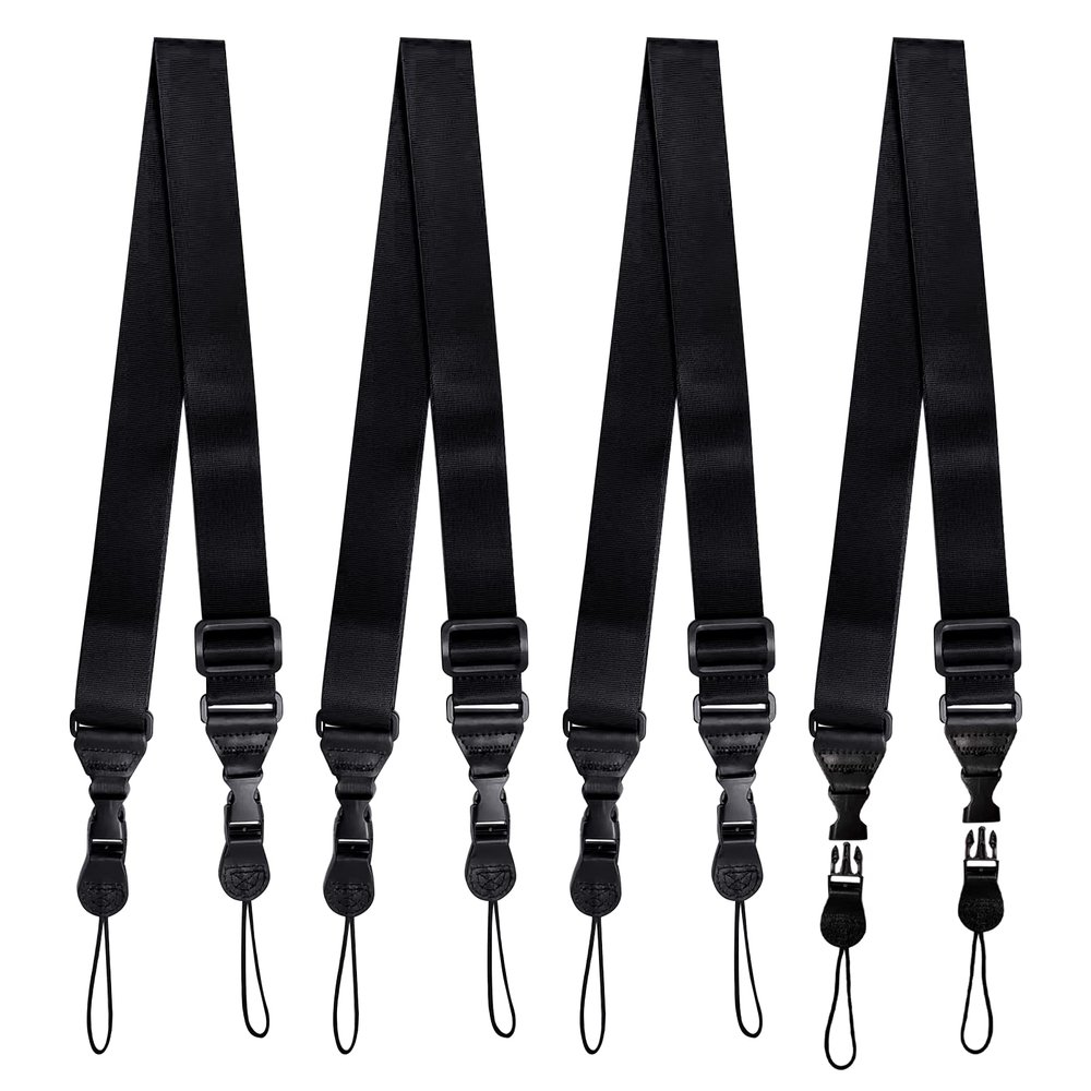 MingQiEven 4 Pack Adjustable Shoulder Straps, Thickened iPad Straps Comfortable Nylon Camera Neck Strap Shoulder Strap Replacement for iPad Camera Binocular Phone Case Messenger Crossbody Laptop