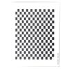 Chessboard Calibrator Lens Test Target Focus Calibration Chart Camera Distortion Correction Pattern Checker Oxidized Aluminum on Glass Base 18 Rows 18 Columns (200) view 1