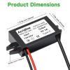 1-Pack DC 12V/24V to 5V USB C Buck Converter 3A 15W Type-C Output Charging Module Waterproof Buck Power Adapter Compatible with Raspberry Pi 4, Mobile Phone view 3