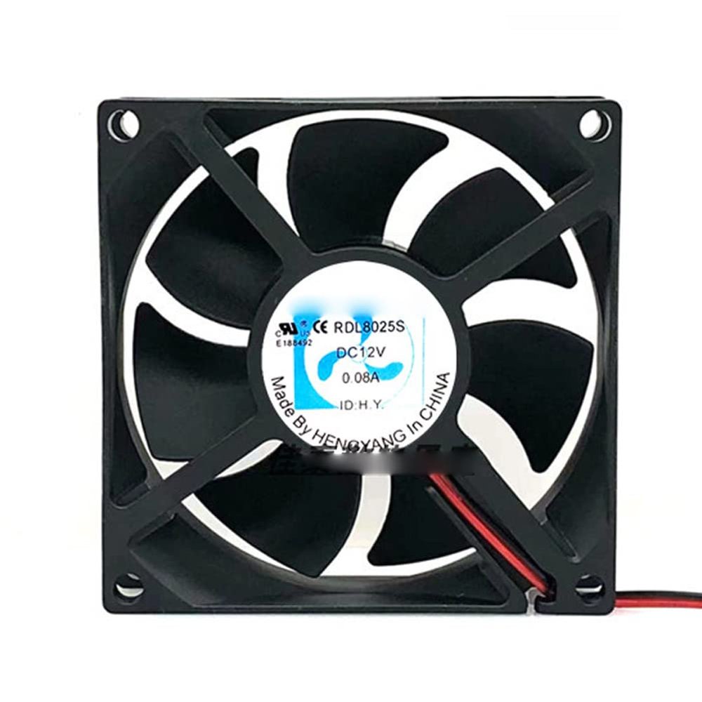 RDL8025S 8025 12V 0.08A 8CM Cooling Fan Assembly Kit