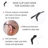 SooGree 16Pairs Eyeglass Ear Grip - Soft Comfortable Anti-slip Holder, Silicone Ear Hook, Eye glass Temple Tips Sleeve Retainer for Glasses, Sunglasses (large size) view 3