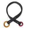 HERCHR Retrievable Anchor, 90CM Outdoor Climbing Tree Climbing Wire Lanyard Anchor Loop Belt with Two Hanging Rings for Garden Work Tree Arborist Friction Saver Loop Belt Sling Arborist Equipment view 1