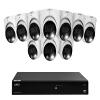 Lorex Fusion 4K (16 Camera Capable) 3TB Wired NVR System with 10 Dome Cameras Featuring Smart Deterrence and 2-Way Audio view 1
