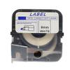 Cassette Label Tapes LM-TP309W White 9MM Ink Ribbon Cartridge for MAX Cable ID Printer Machine LM-380E,LM-390A (9PCS) view 2
