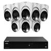 Lorex Fusion 4K (16 Camera Capable) 3TB Wired NVR System with 8 Dome Cameras Featuring Smart Deterrence and 2-Way Audio view 1