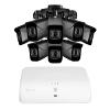 Lorex 4K (8 Camera Capable) 2TB Wired NVR System with 8 Black Bullet Cameras view 1