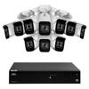 Lorex Fusion 4K (16 Camera Capable) 3TB Wired NVR System with 10 White IP Bullet Cameras view 1