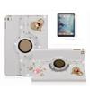 STENES Bling Case Compatible with Samsung Galaxy Tab A8 10.5 (2021) - Stylish - 3D Handmade Crystal Heart Rose Flower 360 Degree Rotating Stand Case with Smart Cover Auto Sleep/Wake - Multicolor view 1