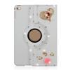 STENES Bling Case Compatible with Samsung Galaxy Tab A8 10.5 (2021) - Stylish - 3D Handmade Crystal Heart Rose Flower 360 Degree Rotating Stand Case with Smart Cover Auto Sleep/Wake - Multicolor view 2