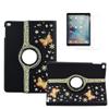 STENES Bling Case Compatible with Samsung Galaxy Tab A7 10.4 (2022) - Stylish - 3D Handmade Crystal Butterfly 360 Degree Rotating Stand Case with Smart Cover Auto Sleep/Wake- Black view 1