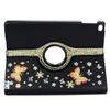 STENES Bling Case Compatible with Samsung Galaxy Tab A7 10.4 (2022) - Stylish - 3D Handmade Crystal Butterfly 360 Degree Rotating Stand Case with Smart Cover Auto Sleep/Wake- Black view 3