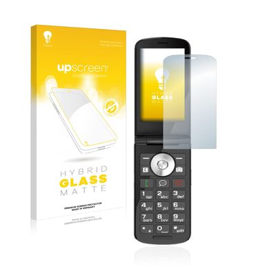 upscreen Matte Screen Protector Glass Film compatible with Emporia TOUCHsmart.2 - Anti-Glare, Anti-Fingerprint, 9H Glass Protection