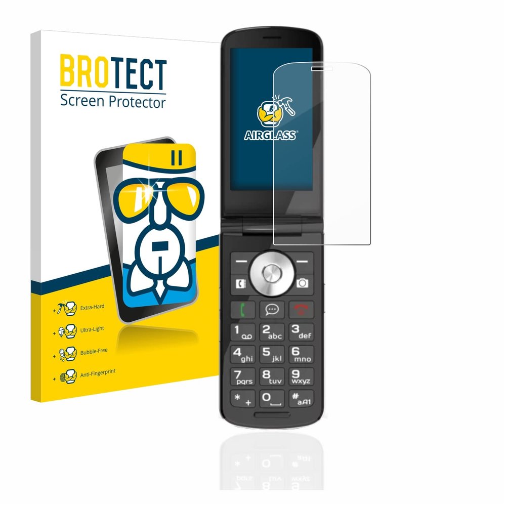 brotect Glass Screen Protector Film Compatible with Emporia TOUCHsmart.2 - Glass-Foil 9H Protection [Scratch Resistant, High Clarity]