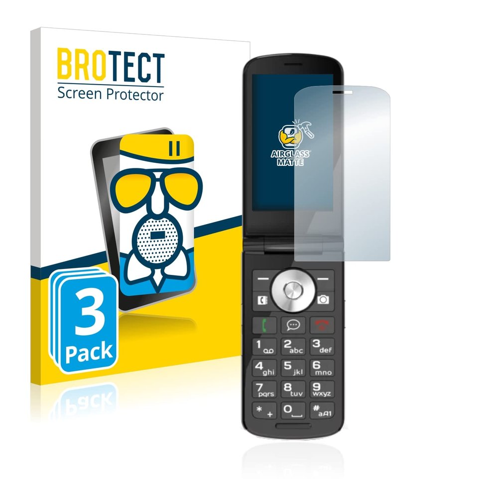 brotect Anti-Glare Glass Screen Protector Matte Compatible with Emporia TOUCHsmart.2 (3 Pack) - Anti-Scratch 9H Protection Film
