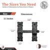 4 Pack 3.5" Bar Flip Latch for Gates - Black - Decorative Metal Bar Flip Latch - Handmade Rustic Metal Latches for Gates, Cabinets, Barn Doors and Outdoor Enclosures - The Sinaloa Series view 2