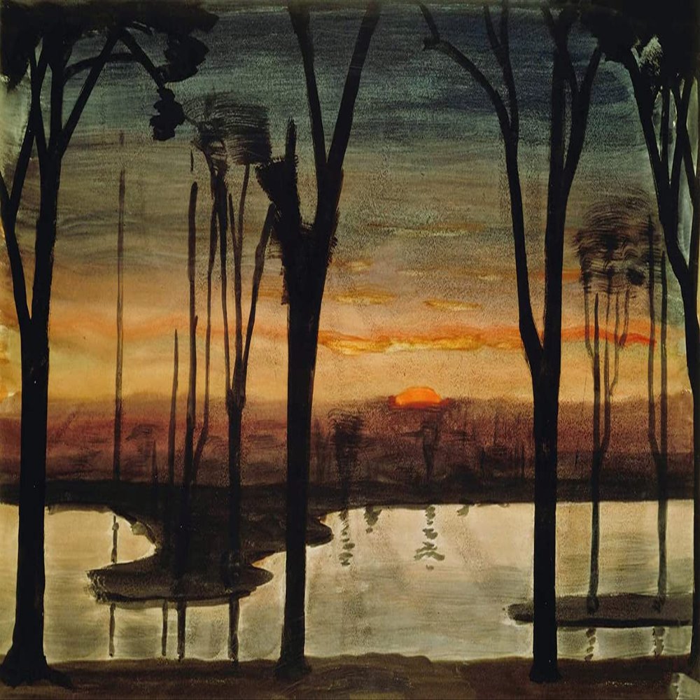 Charles E. Burchfield : Dusk : 1926 : Archival Quality Art Print