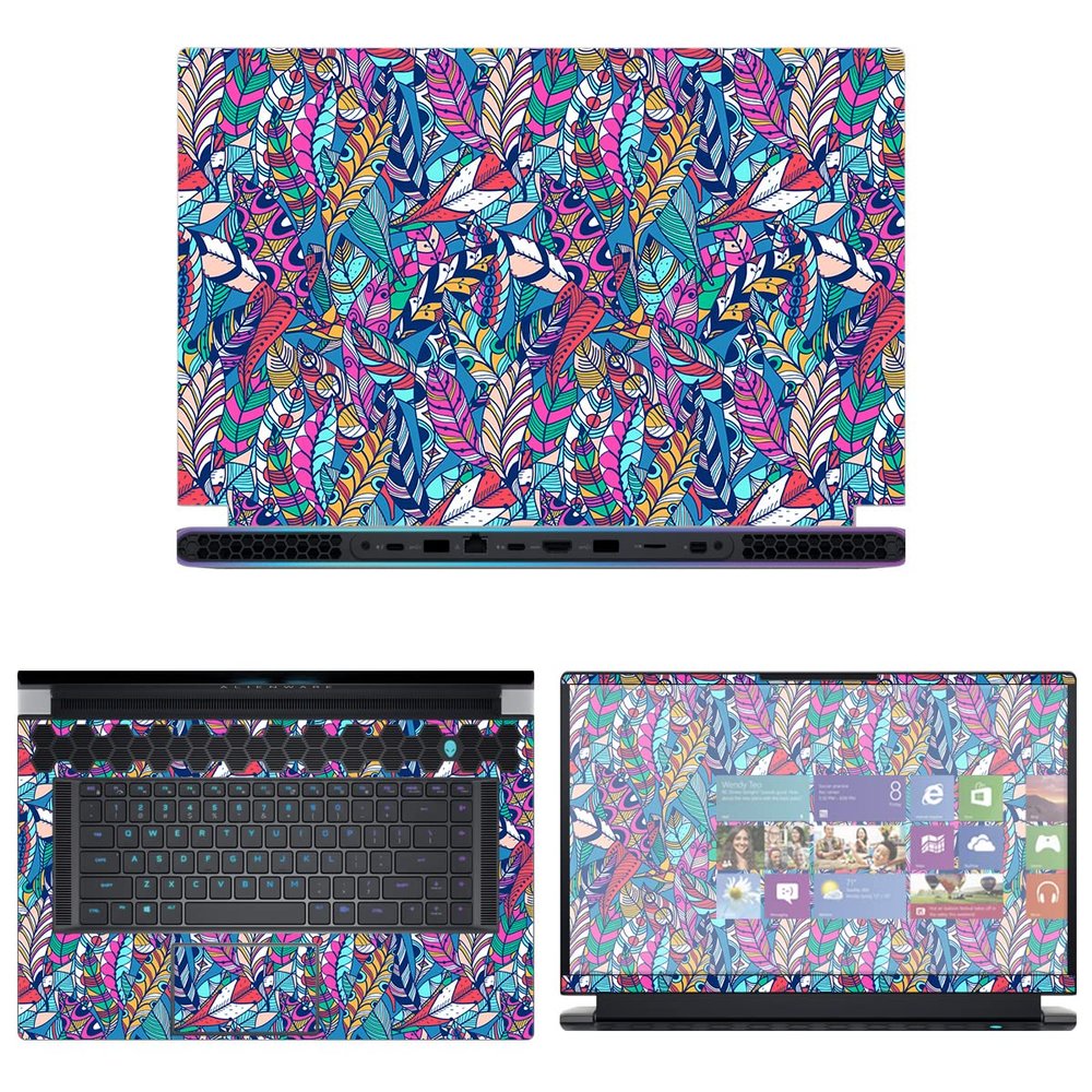 Decalrus - Protective Decal Skin Sticker for The Alienware X17 R2 AWX17R2 17 (17.3" Screen) case Cover wrap AWx17_AWX17R2-209
