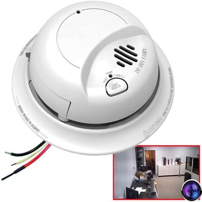 ZEUS CCTV Smart Life TY9120 Wi-Fi Smoke Detector Hidden Spy Camera (Video Only/No Audio)