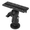 VBESTLIFE 360 Degree Rotating Fish Finder Mount, Adjustable Ball Bracket with Quick Release for Kayak and Canoe Fishing, Nylon-Silicone Sonar Holder Accessory view 1