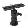 VBESTLIFE 360 Degree Rotating Fish Finder Mount, Adjustable Ball Bracket with Quick Release for Kayak and Canoe Fishing, Nylon-Silicone Sonar Holder Accessory view 2
