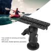 VBESTLIFE 360 Degree Rotating Fish Finder Mount, Adjustable Ball Bracket with Quick Release for Kayak and Canoe Fishing, Nylon-Silicone Sonar Holder Accessory view 4