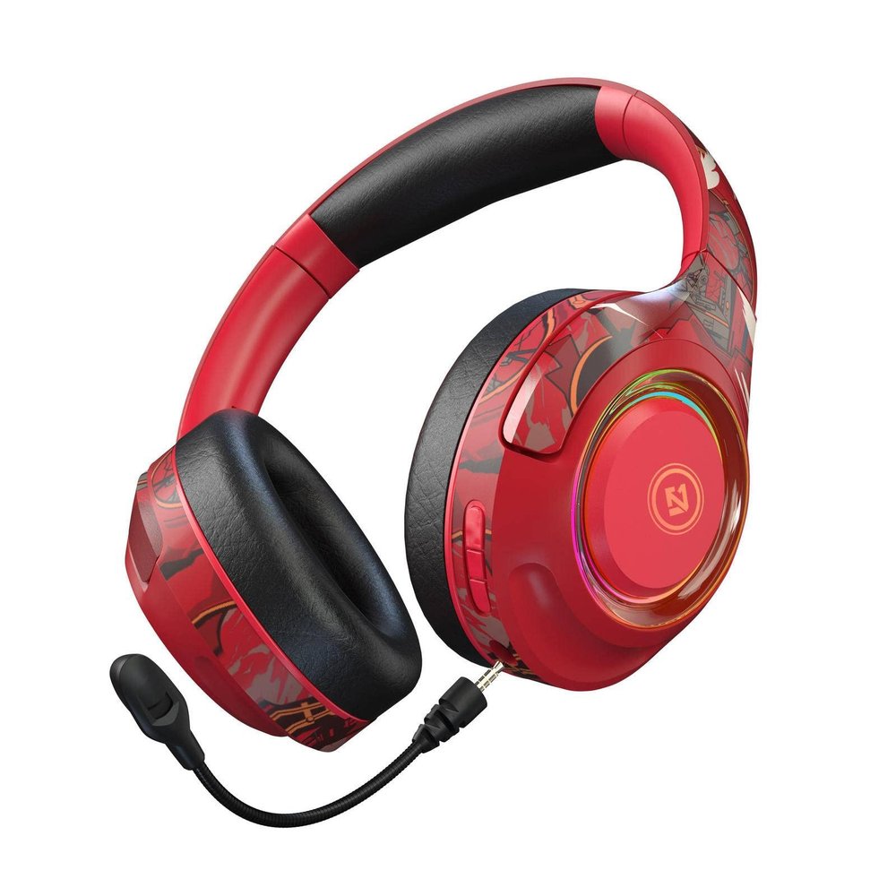 MBETA Headset Wireless Bluetooth Headset Luminous Graffiti Game Headset Private Mode with Wheat Sports Noise Canceling Headset