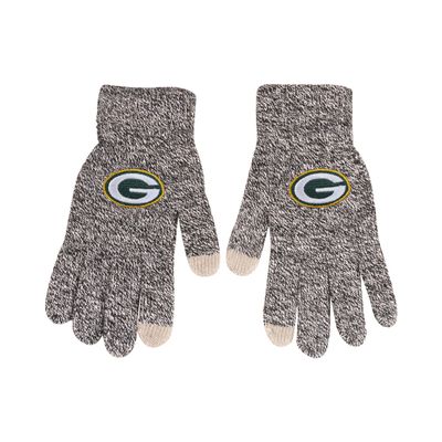 FOCO NFL 2022 GREY KNIT GLOVE (Green Bay Packers)