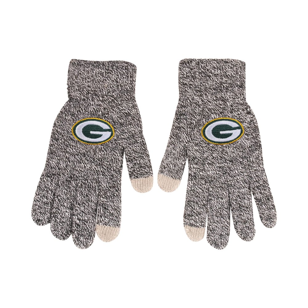 FOCO NFL 2022 GREY KNIT GLOVE (Green Bay Packers)