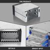 KOMBIUDA Bay Aluminum Alloy Hard Drive Cage for SAS Drives Expand Your Storage Space Easy Installation and Design view 3