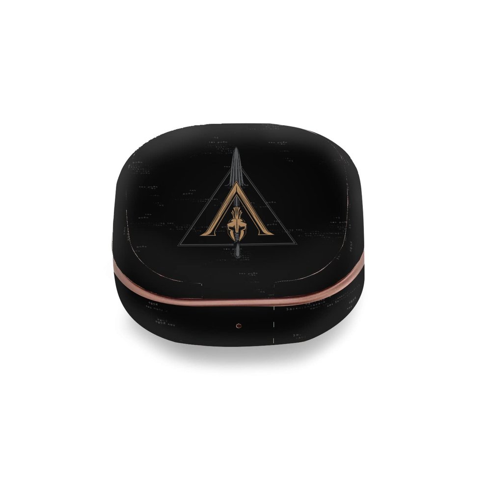 Head Case Designs Officially Licensed Assassin's Creed Crest & Broken Spear Odyssey Artwork Vinyl Sticker Skin Decal Cover Compatible with Buds Live/Buds Pro / Buds2