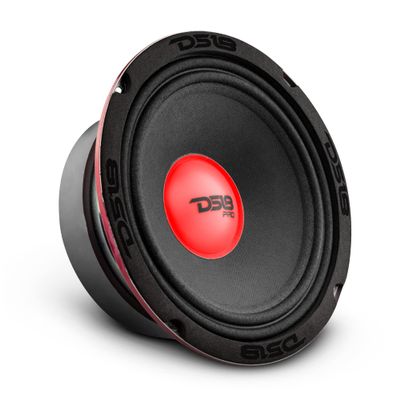 DS18 PRO-X6.4RGBCAP 6.5" Mid-Range Loudspeaker 500 Watts 4-Ohms Car Speaker with RGB Lights - Premium Quality Pro Audio Door Speakers for Car or Truck Stereo Sound System - 1 Speaker