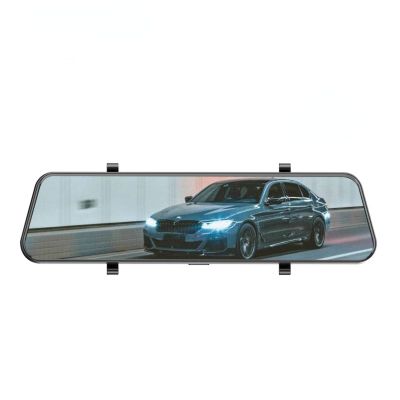 Right Lens Streaming Rearview Mirror Car Recorder 10 Inch Touch Screen 1080P HD Right Rudder Car Recorder