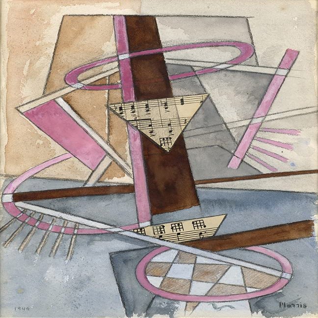 George L. K. Morris : Composition : 1949 : Archival Quality Art Print