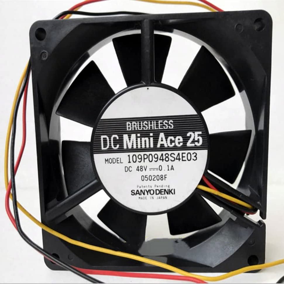 1 PCS 109P0948S4E03 DC48V 0.1A 909025mm 3-Wire axial Fan