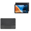 BoxWave Keyboard Compatible with ApoloSign Android 11 Tablet M108 (10 in) - SlimKeys Bluetooth Keyboard with Trackpad, Portable Slim TouchPad - Jet Black view 1