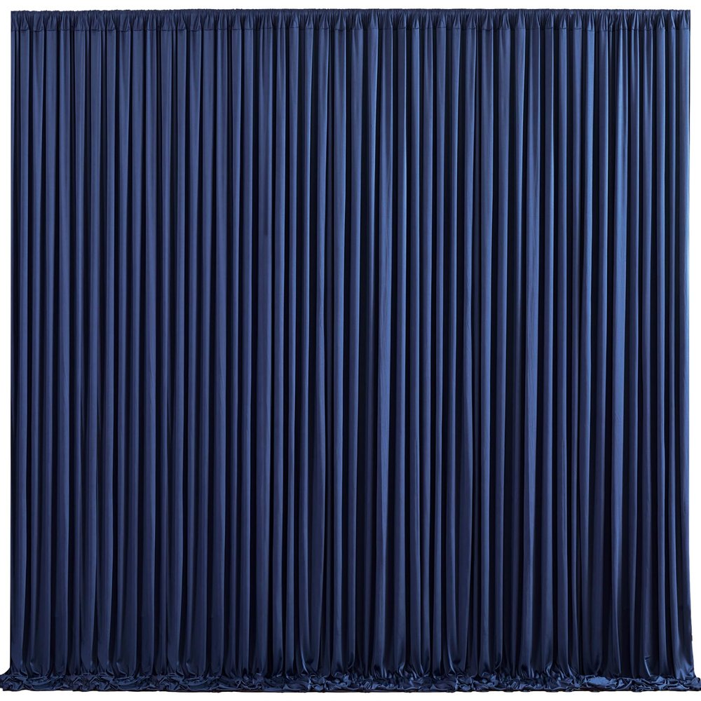 10ft x 7ft Navy Blue Backdrop Curtain for Parties Wedding Wrinkle Free Backdrop Drapes Panels for Baby Shower Gender Reveal Birthday Photo Photography Polyester Fabric Background Decoration