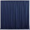 10ft x 7ft Navy Blue Backdrop Curtain for Parties Wedding Wrinkle Free Backdrop Drapes Panels for Baby Shower Gender Reveal Birthday Photo Photography Polyester Fabric Background Decoration view 1