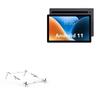 BoxWave Stand and Mount Compatible with ApoloSign Android 11 Tablet M108 (10 in) - Pocket Aluminum Stand 3-in-1, Portable Multi Angle Viewing Riser - Metallic Silver view 1