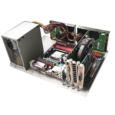 Acrylic Transparent Overlock PC Open Frame Test Bench DIY Motherboard Bracket Computer Case,Personalized Fashionable Mothboard,Itx Transparent Board