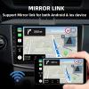 10 Inches Double Din Car Stereo, Apple CarPlay Screen, 2G+32G, Bluetooth Android Auto Screen with Backup Camera, Touch Screen, WiFi, Mirror Link, HiFi, GPS, FM view 3