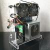 ZCBYBT Open Motherboard Case Rack DIY Computer Chassis Bracket Rack Water-Cooled PC Test Bench Vertical PC Game Chassis,Without Start Switch view 4