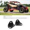Acouto Flag Antenna Mounting Bracket 2pcs Flag Antenna Rear Mounting Brackets Steel Replacement for Can X3 UTV view 2